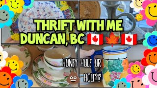 THRIFT w/ ME! Duncan, BC, Canada  Honey hole or...  hole?!?