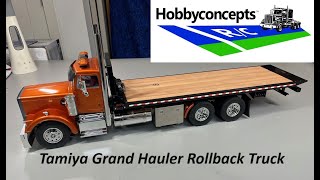 1/14 Tamiya Grand Hauler Rollback Truck  New!