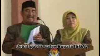 DEBAT PUBLIK CALON BUPATI TEGAL KI ENTHUS SUSMONO