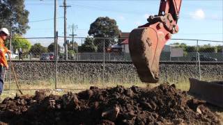Regional Rail Link: Rail Systems trenching works