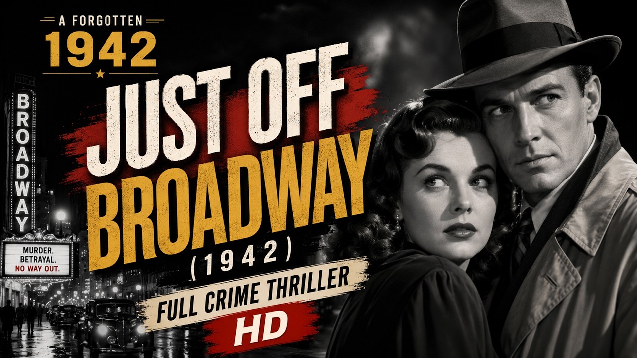 Murder, Mystery & High Stakes: Just Off Broadway (1942) | Full Crime Thriller HD