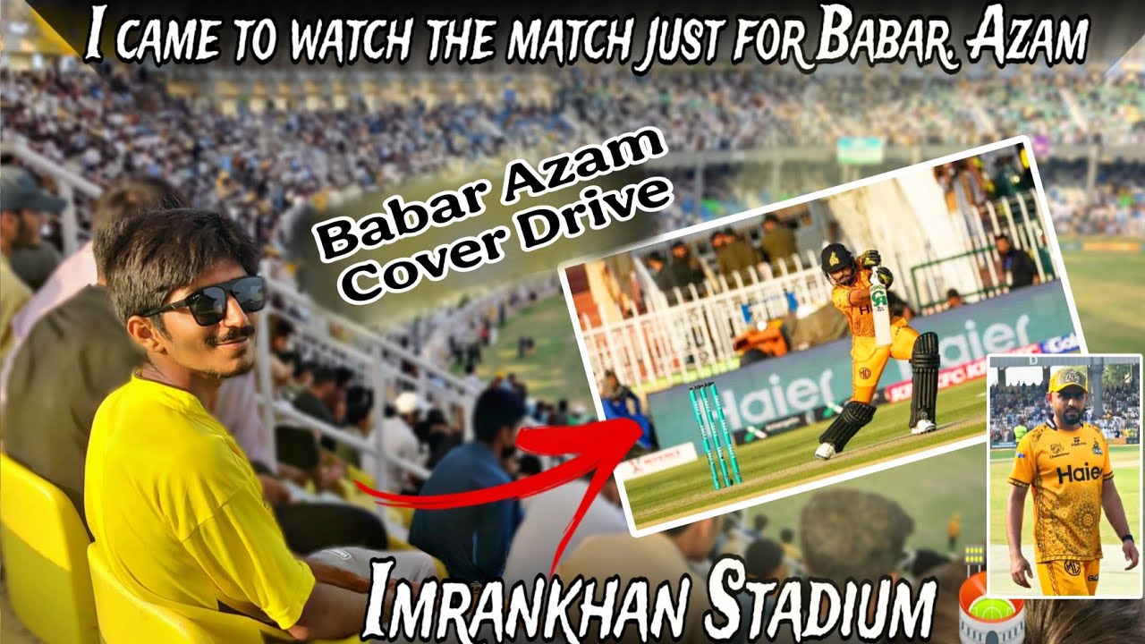 King Babar Azam Ko Pehli Bar Live Deka Peshawar mei |  Exhibition match