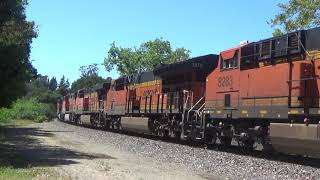 BNSF 7102 Heads a 12 Unit Power Move 26apr20