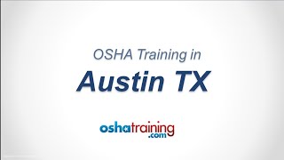 Osha Training In Austin Tx