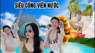 Dẫn Mẹ Và Em Đi Công Viên Nước Lớn Nhất Việt Nam 😁