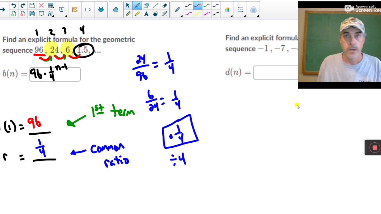 explicit form of sum of geometric sequence explicit form of sum of geometric sequence