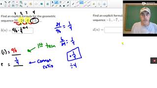 Khan Academy 13 Explicit Formulas for Geometric Sequences