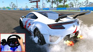 Acura NSX Drift Edition - The Crew 2 | Logitech g29 gameplay