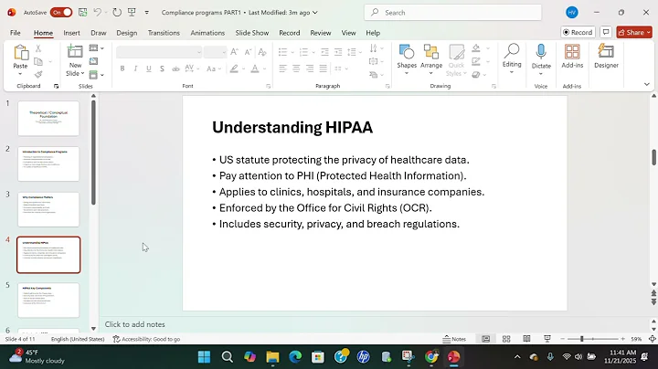 Compliance Programs Explained: HIPAA & GDPR Fundamentals