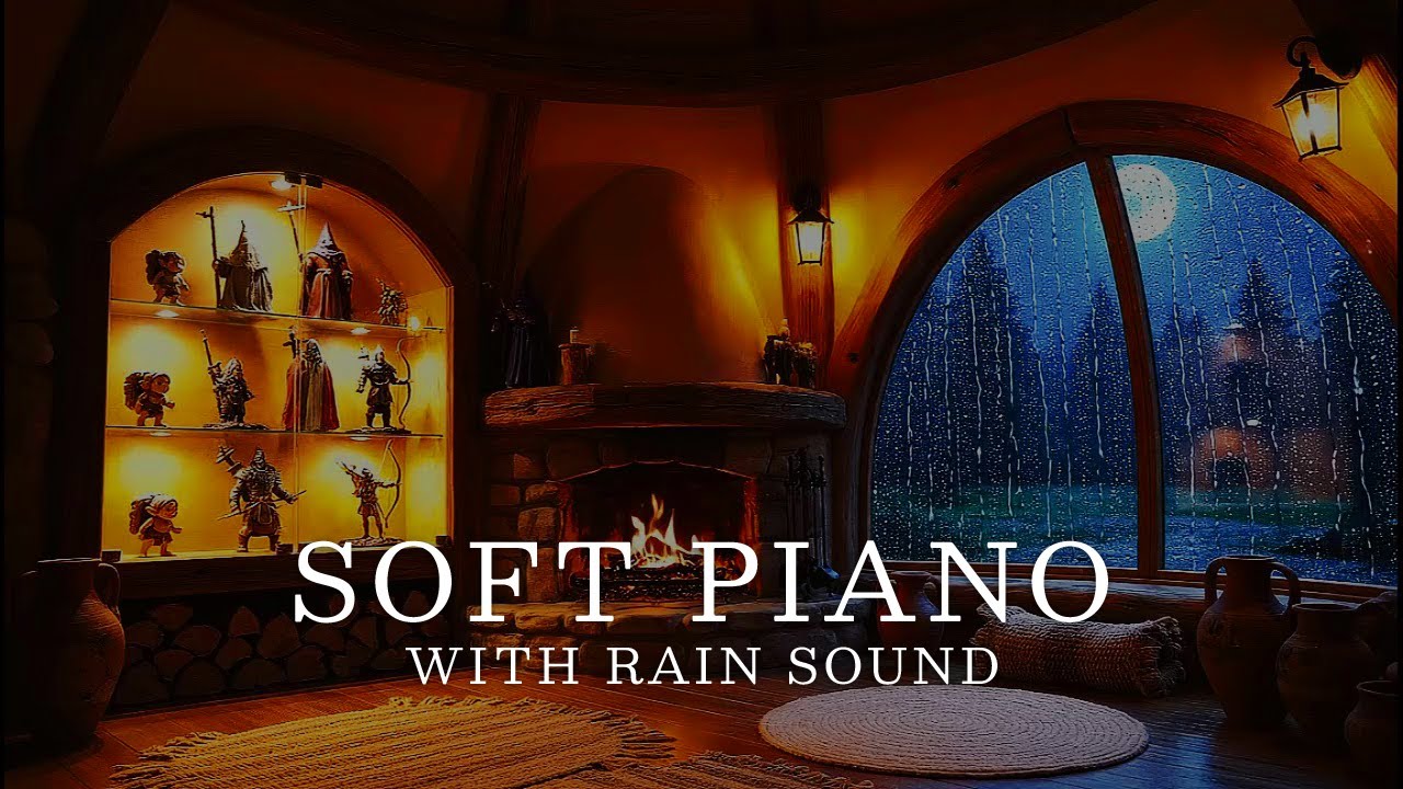 🌙 Rain Sounds & Soft Piano 🌧️ Deep Sleep Music for Serenity, Calm Night & Stress-Free Dreams 😴
