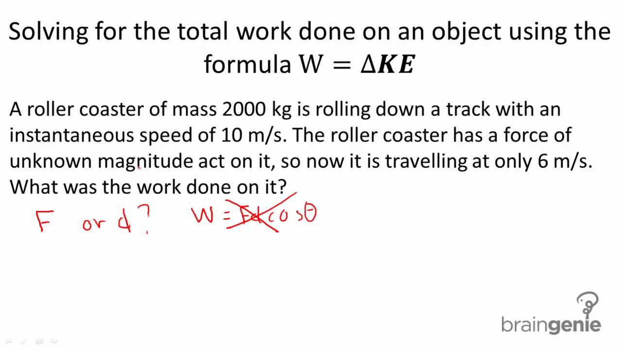 Physics2.1.5.1 Solving for the total work done on an