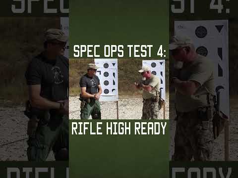 Spec Ops Test 4: Rifle High Ready #shorts #military #specialforces #training #explore