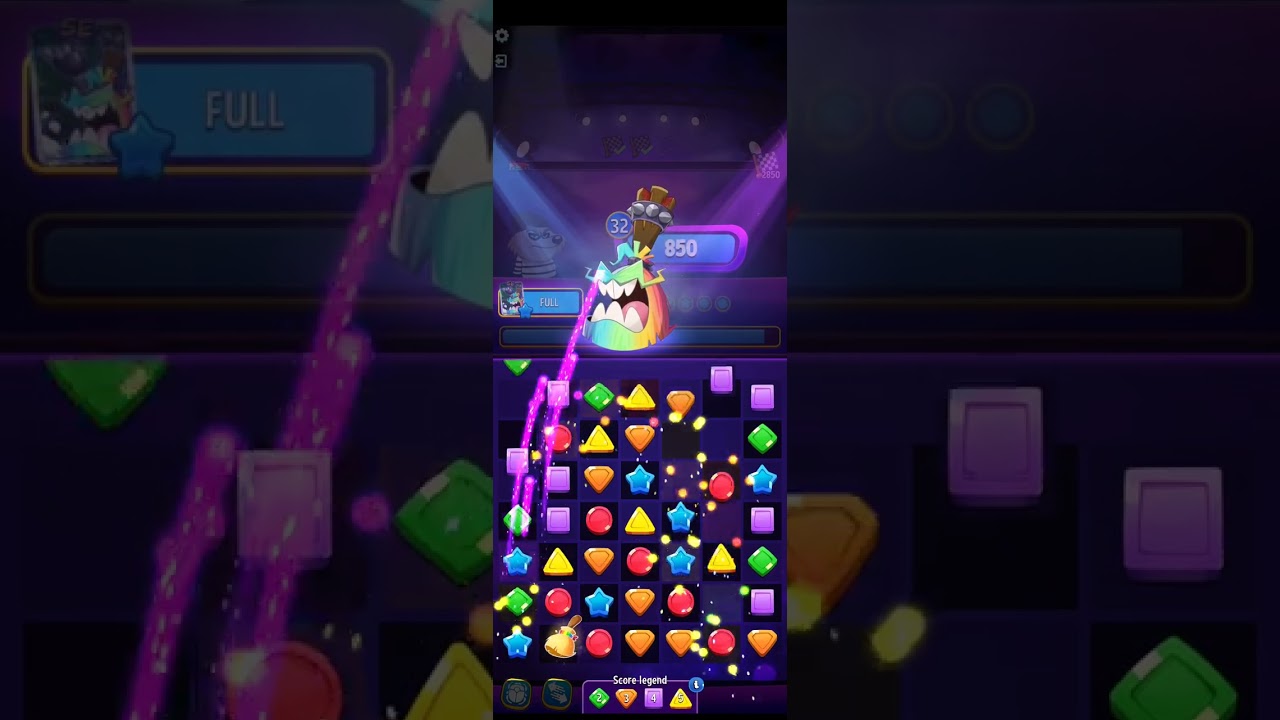 Feb 17, Score Rally  - Blow'em Up with Rainbow #matchmaster #cosmicrush #lightningstrike 
