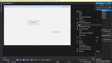 Open a Another form using a button C#