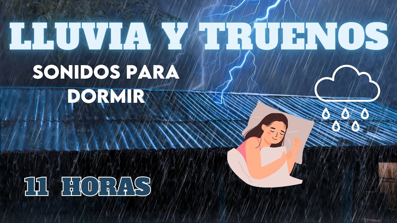 Sonido de Lluvia y Truenos para Quedarse Dormido Rápidamente - Dormir ...