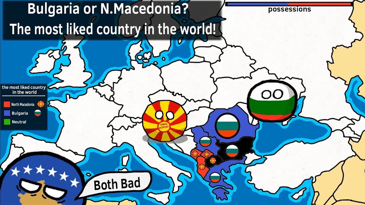 Bulgaria vs North Macedonia ? the most supported country in the world