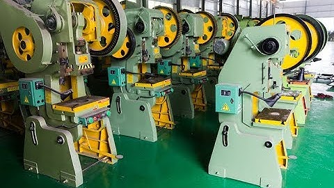 J23-40Ton mechanical power press punching machine exported to France
