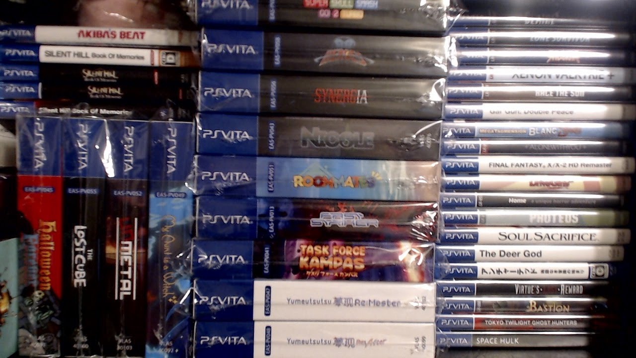 VITA ISLAND! My Physical Vita Collection (Part 1)