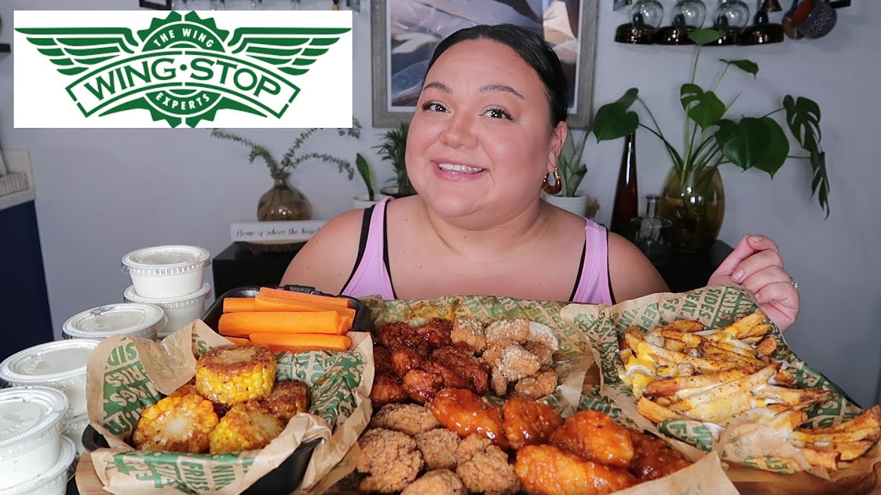 Trying Wingstop Atromic Wings