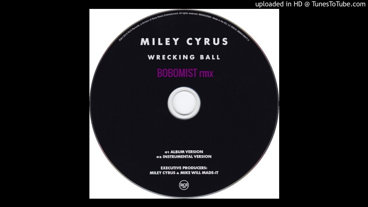 Miley Cyrus - wrecking ball - BOBOMiST rmx