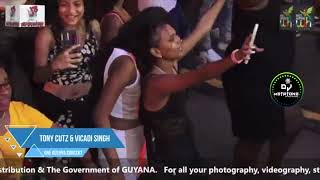 Vicadi Singh & Tony Cutz Performance One Guyana Music Festival Mega Concert 2023
