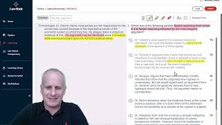 Identifying a LSAT Ad Hominem Attack Parallel Flaw Using LawHub Logical Reasoning Drill Set 11