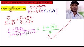 FULL 2015  KCSE MATHEMATICS PAPER 2