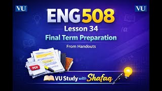ENG508 Short Lecture 34 final term Semantics & Pragmatics