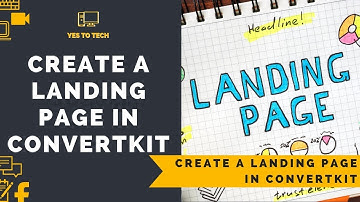 CONVERTKIT LANDING PAGE: How To Create A Landing Page In ConvertKit - ConvertKit Tutorial