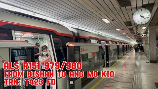 [NSL Debut] ALS R151 979/980 from Bishan to Ang Mo Kio