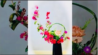 Crape Myrtle and Carnation Flower Arrangement Ideas