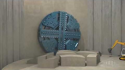 Simple tunnel construction sequence animation #construction  #tunnel    #tunnelconstruction