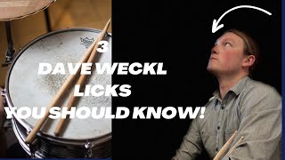 3 Awesome Dave Weckl Licks You Should Know!