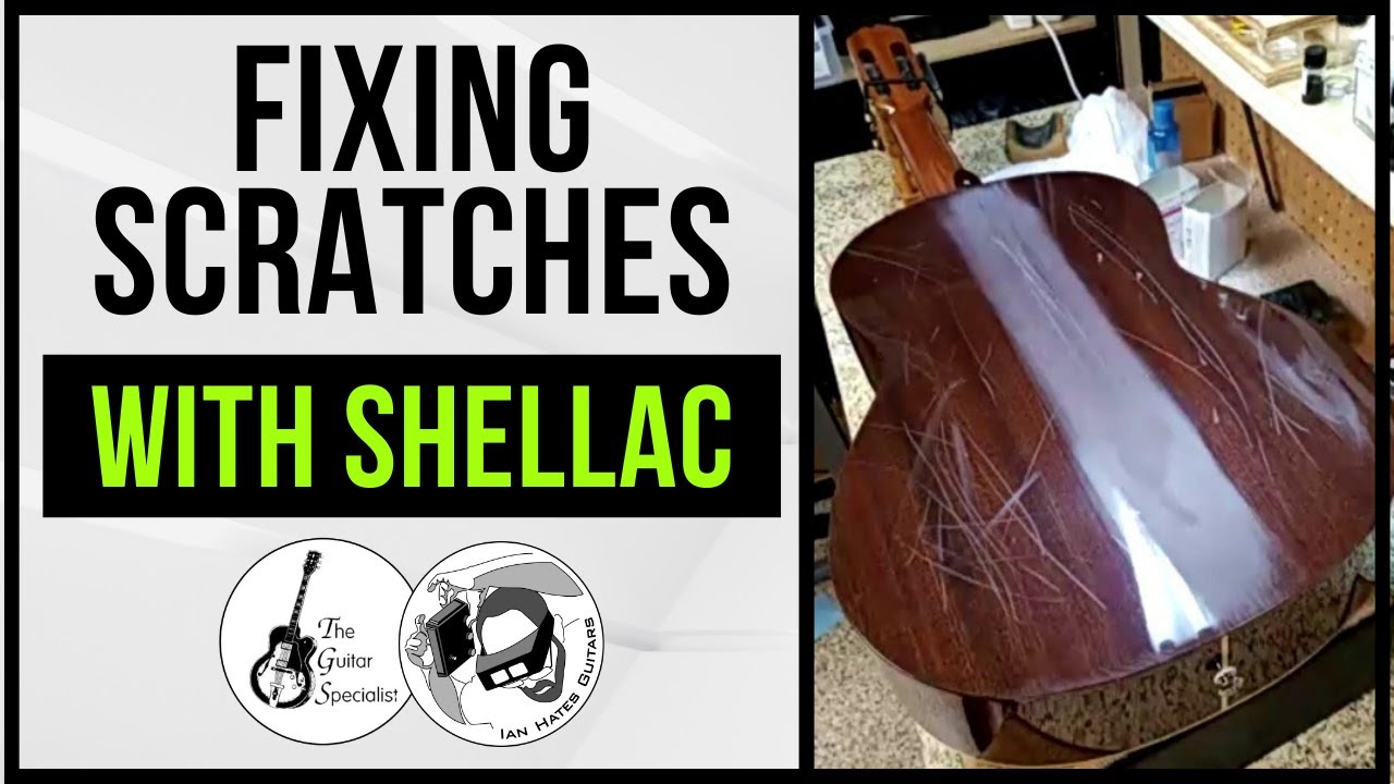 Fixing Scratches with Shellac IanHatesGuitars YouTube