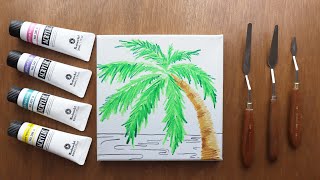 ASMR 4K｜AcrylicPainting｜아크릴｜바캉스｜Vacation｜Acrylic Painting on Canvas #2 screenshot 5