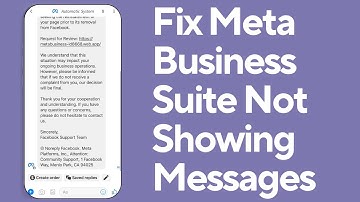 How to Fix Meta Business Suite Not Showing Messages 2024 | Meta Business Suite Inbox Not Loading