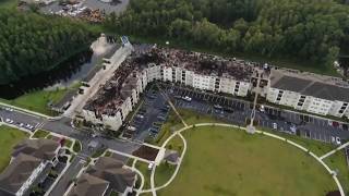 Hundreds displaced after massive apartment fire in Pasco County