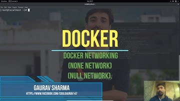 30. Docker (in Hindi) : Docker Networking (Null Network, None Network)