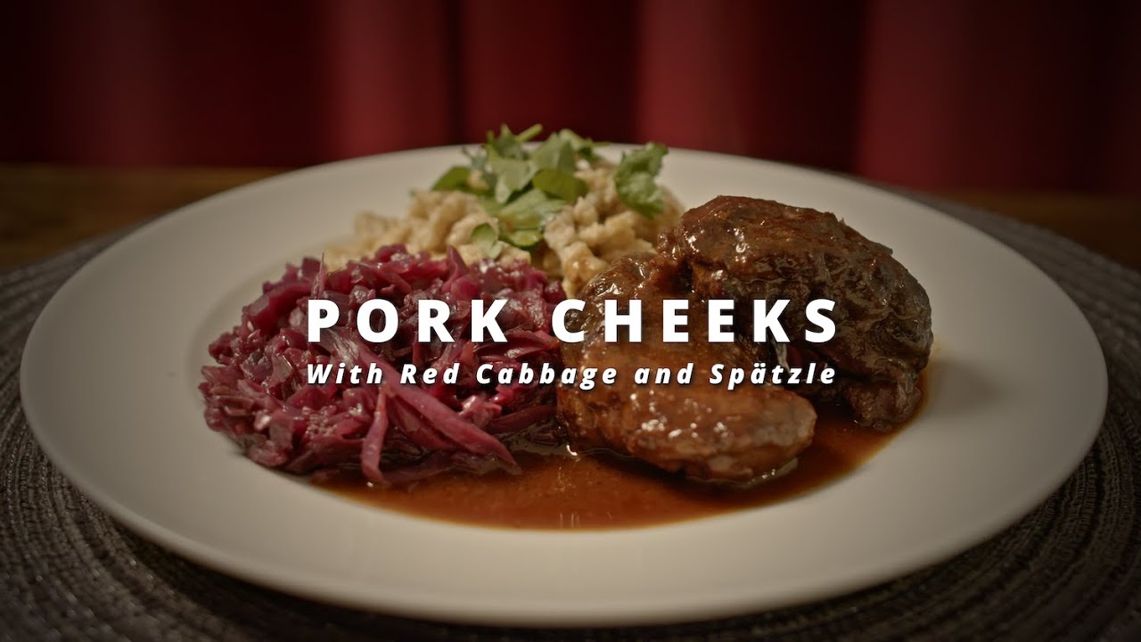 Pork Cheeks are a tasty, fatty cut that is so tender, you really don't need to use a knife.