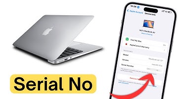 How To Check MacBook Serial Number Using iPhone | How To Check MacBook Serial Number From iPhone