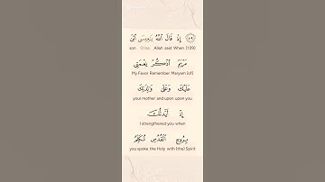 * "خشوع لا مثيل له - آيات مختارة من سورة المائدة #القرآن_الكريم #راحة_نفسية