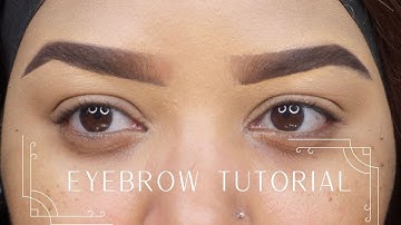 HOW TO: EASY EYEBROW TUTORIAL/ BEGINNER FRIENDLY/VERY DETAILED