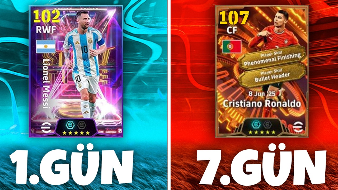 250 + 750 TL ile 1 HAFTA SIFIRDAN eFootball Mobile Oynadım (hesap sizlere) 🎁