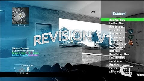 [PS3] Revision V1 Black Ops 2 GSC Mod Menu [1.19]