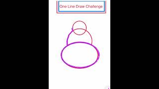 One Line draw challenge ||4||