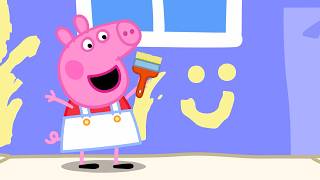 Peppa Pig Paints Evies Room   Peppa Pig Tales   Episodes  Cartoons  30 Mins