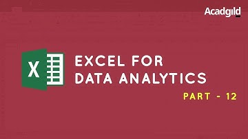 Excel Tutorial for Beginners #12 | Excel Formulas and Function | Statistical Functions in Excel
