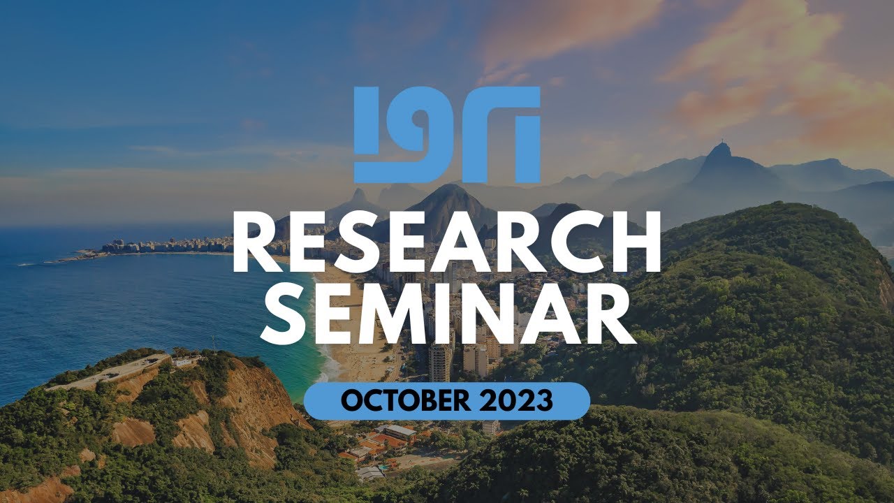 Ig Ri Program IGRI Research Seminar | October 2023 | Lizandro Lui et al. - YouTube
