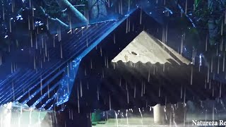 Relieve Stress in Under 10 Minutes Heavy Rain and Thunder Sounds | Rain Sounds For Sleeping