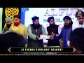 Alhaq scholars academy students recieving their certificate from mufti muhammad akmal madani